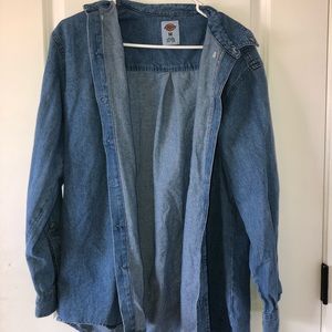 Dickies Men’s Denim Button up